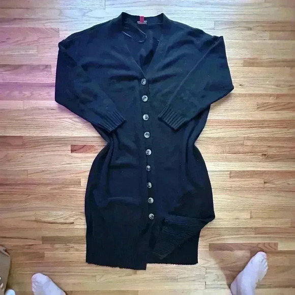 Vince Camuto Women's Duster Cardigan l SIZE 2XL l Black l Cozy Warm Fall Winter - Picture 2 of 8